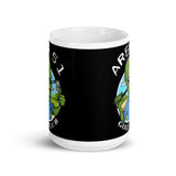 Area 51 Golf Club White glossy mug