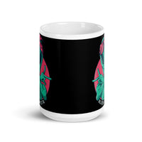 Alien Gangsta White glossy mug