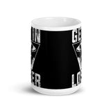 Get in Loser 5 White glossy mug