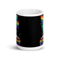 Gaylien White glossy mug