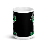 I Come in Peace Alien White glossy mug