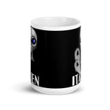 Italien White glossy mug