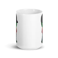 Alien Gangsta White glossy mug