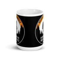 Believe in Yourself (Bigfoot) White glossy mug