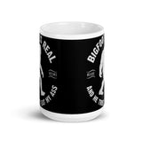 Bigfoot is Real White glossy mug