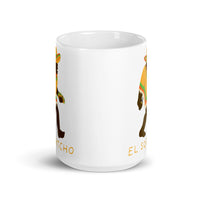 El Squatcho White glossy mug