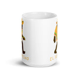 El Squatcho White glossy mug