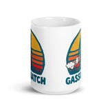 Gassquatch White glossy mug