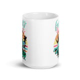 Good Vibes White glossy mug