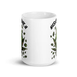 Hashsquatch White glossy mug