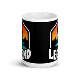 Bigfoot Legend White glossy mug