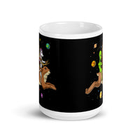 Space Cryptids White glossy mug