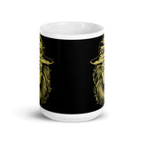 Squatchy White glossy mug