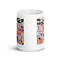 Retro Anime White glossy mug