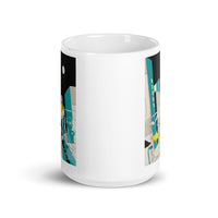 Retro Anime 2 White glossy mug
