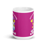 Just a Girl Who Loves Anime White glossy mug