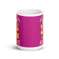 Just a Girl Who Loves Anime 3 White glossy mug