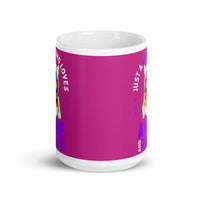 Just a Girl Who Loves Anime & Ramen 2 White glossy mug