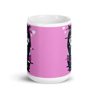 Senpai 3 White glossy mug