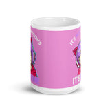 Not Cartoons, Anime White glossy mug