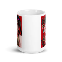 Waifu Girl White glossy mug