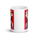 Waifu Girl 2 White glossy mug