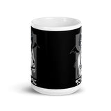 Waifu Material 2 White glossy mug