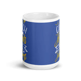 Catch Flights Not Feelings 10 White glossy mug