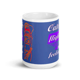 Catch Flights Not Feelings 18 White glossy mug