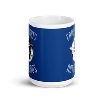 Catch Flights Not Feelings 37 White glossy mug