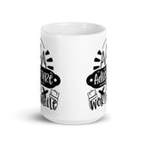 Adventure is Worthwhile White glossy mug