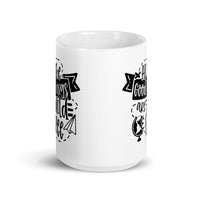 All the Good Things Are Wild & Free White glossy mug