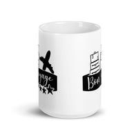 Bon Voyage White glossy mug