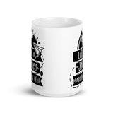 Life is a Journey White glossy mug