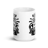 Life is Short and the World is Wide White glossy mug