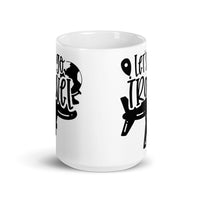 Let's Go Travel 2 White glossy mug