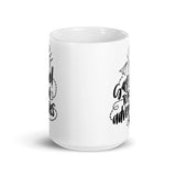 Say Yes to New Adventures 2 White glossy mug