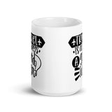 Travel is Always a Good Idea White glossy mug