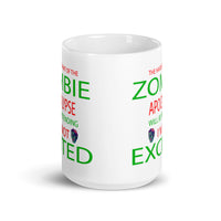 The Hardest Part of the Zombie Apocalypse White glossy mug