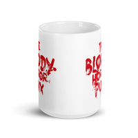 The Bloody Horror Punx (Text 2) White glossy mug