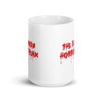 The Bloody Horror Punx (Text 3) White glossy mug