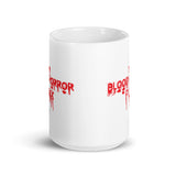 The Bloody Horror Punx (Text 5) White glossy mug