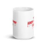 The Bloody Horror Punx (Text 6) White glossy mug