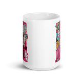 Punk Elf White glossy mug