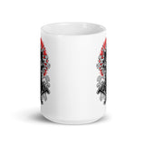 Monster Punk Rocker White glossy mug