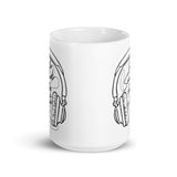 Let the Music Play White glossy mug