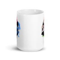 Watercolor Skull 6 White glossy mug