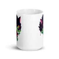 Colorful Werewolf White glossy mug