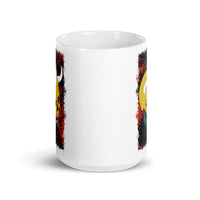 Devil Skull White glossy mug