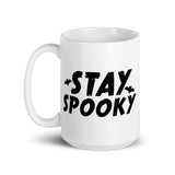 Stay Spooky White glossy mug